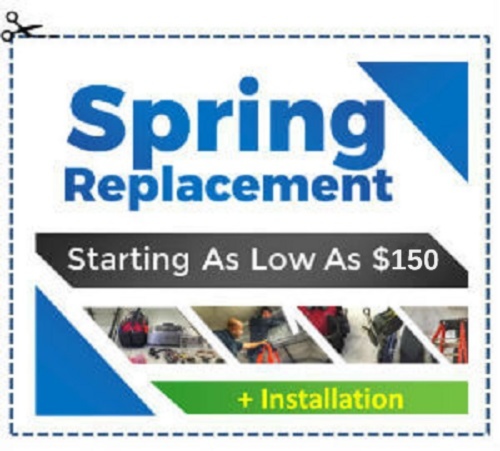 Special Offer – Spring Replacement Starting As Low As $150 Special Offer - Spring Replacement Starting As Low As $150